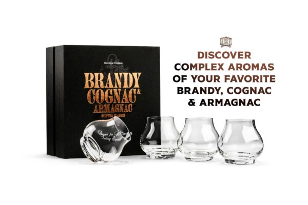 matrie Stemless Brandy & Cognac Tasting Glasses – Set of 4 Elegant Snifters - Image 5