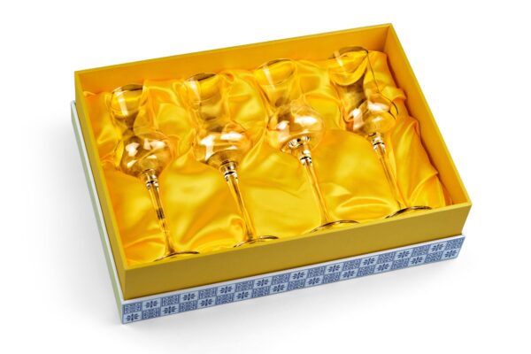 matrie Limoncello Shot Glasses – Set of 4 Elegant Mini Liqueur Glasses - Image 3