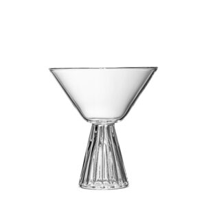 matrie Modern Martini Glasses – Set of 4 Elegant Cocktail Glasses (7 oz)