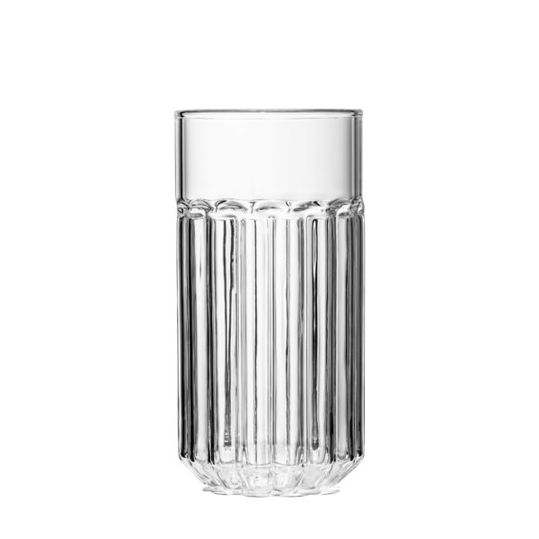 matrie Tall Highball Glasses – Set of 4 Modern Cocktail Tumblers (14 oz)