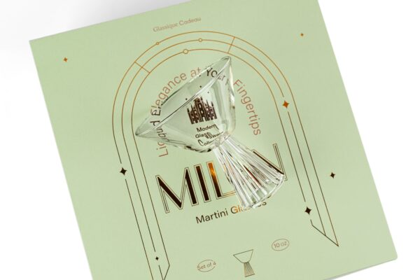 matrie Modern Martini Glasses – Set of 4 Elegant Cocktail Glasses (7 oz) - Image 4
