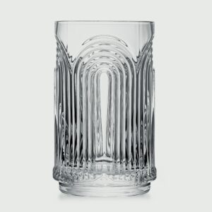matrie Retro Highball Glasses – Set of 4 Vintage-Inspired 14 oz Tumblers