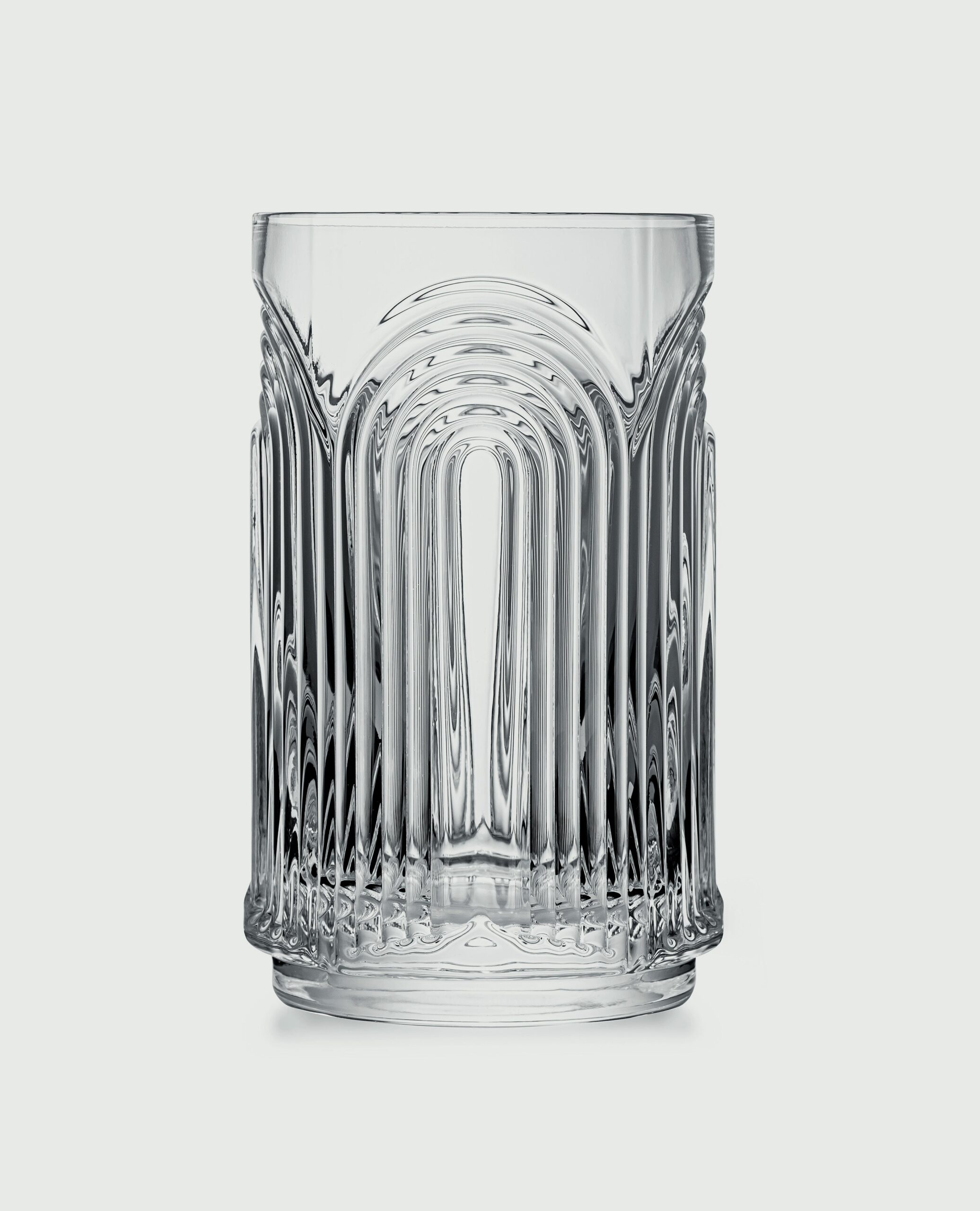 matrie Retro Highball Glasses – Set of 4 Vintage-Inspired 14 oz Tumblers