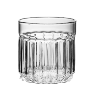matrie Lowball Cocktail Glasses – Set of 4 Modern Whiskey Tumblers (10 oz)