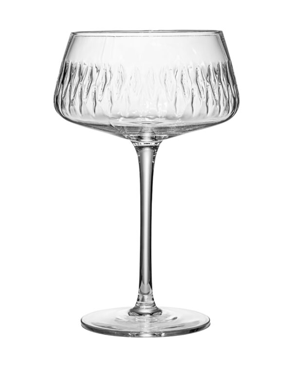 matrie Vintage Coupe Glasses – Set of 4 Elegant Cocktail & Champagne Glasses (12 oz)