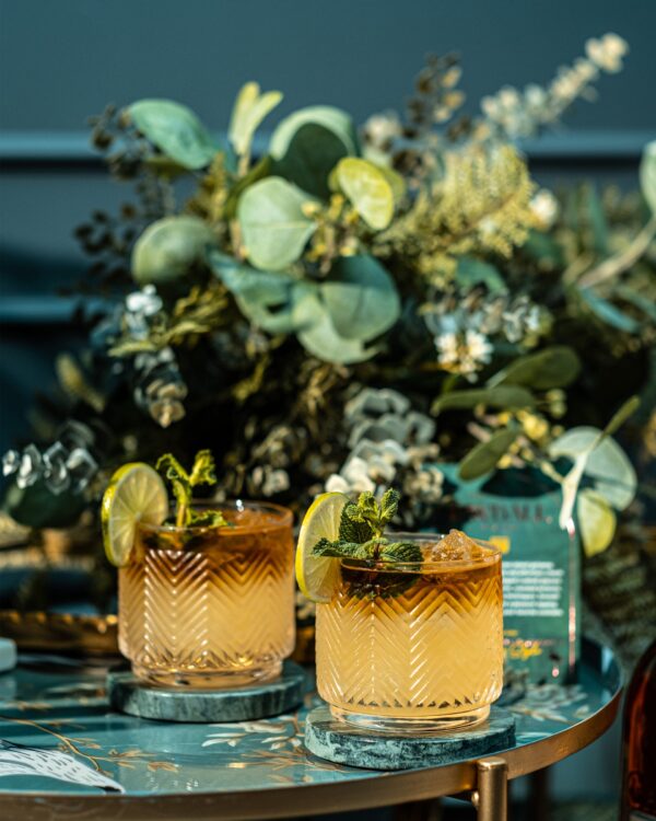 matrie Vintage Lowball Glasses – Set of 4 Retro Cocktail Tumblers (11 oz) - Image 6