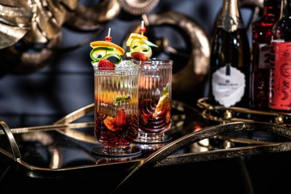 matrie Gatsby Highball Glasses – Set of 4 Vintage-Inspired 14 oz Tumblers - Image 4