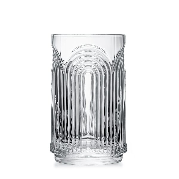 matrie Retro Highball Glasses – Set of 4 Vintage-Inspired 14 oz Tumblers - Image 2