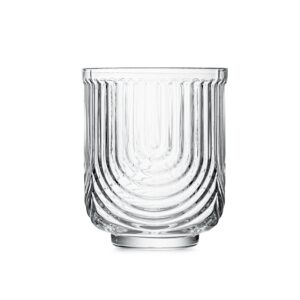 matrie Gatsby Lowball Glasses – Set of 4 Vintage-Inspired 13 oz Tumblers