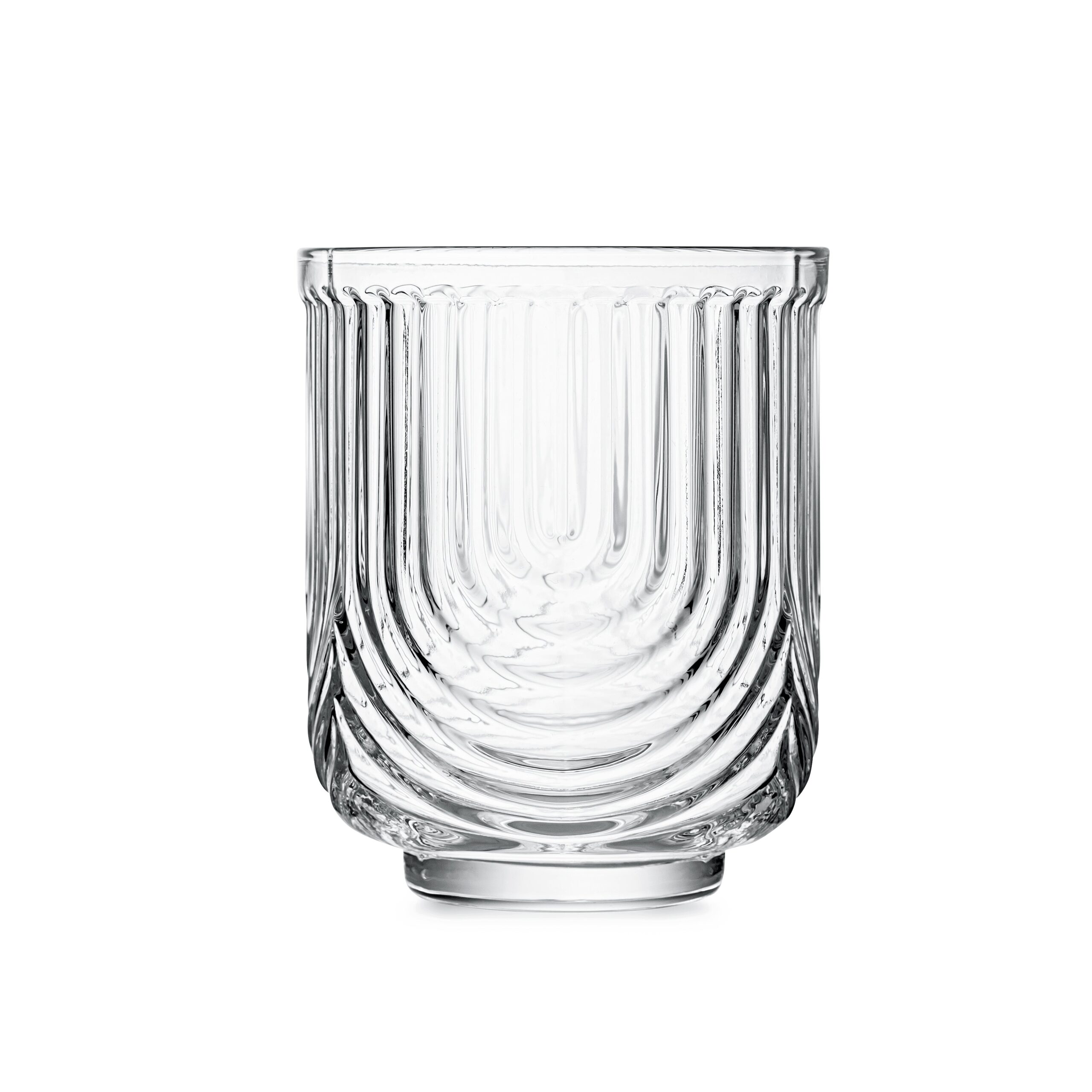 matrie Gatsby Lowball Glasses – Set of 4 Vintage-Inspired 13 oz Tumblers