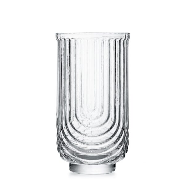matrie Gatsby Highball Glasses – Set of 4 Vintage-Inspired 14 oz Tumblers