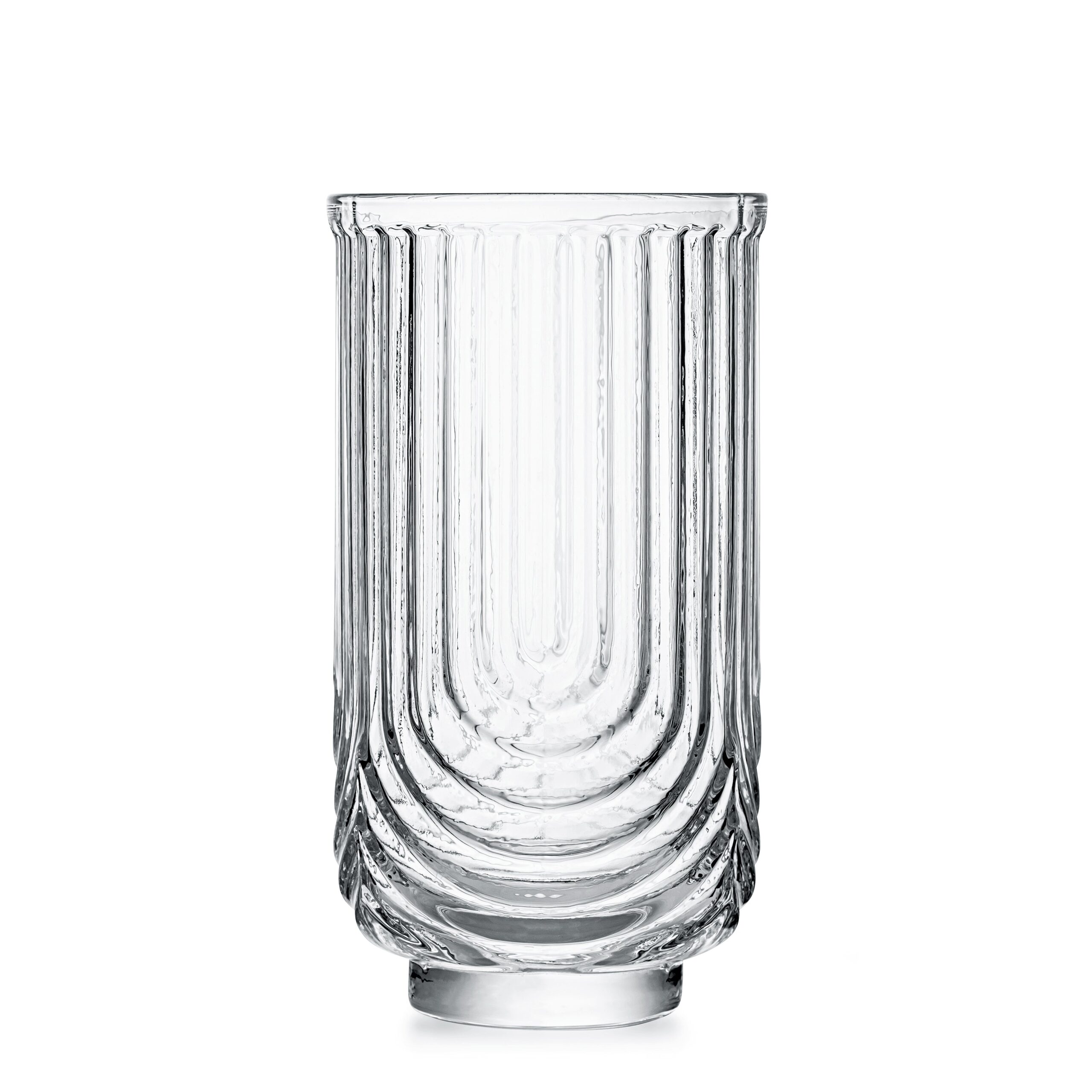 matrie Gatsby Highball Glasses – Set of 4 Vintage-Inspired 14 oz Tumblers